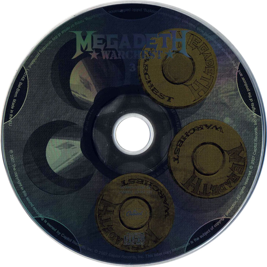 Cartula Cd3 de Megadeth - Warchest (Dvd)