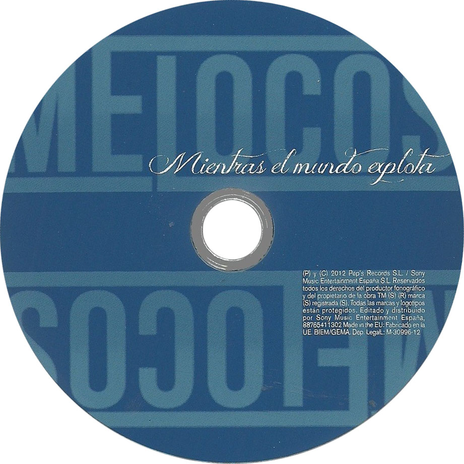 Cartula Cd de Melocos - Mientras El Mundo Explota