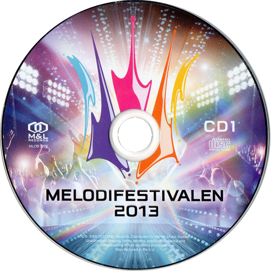 Cartula Cd1 de Melodifestivalen 2013