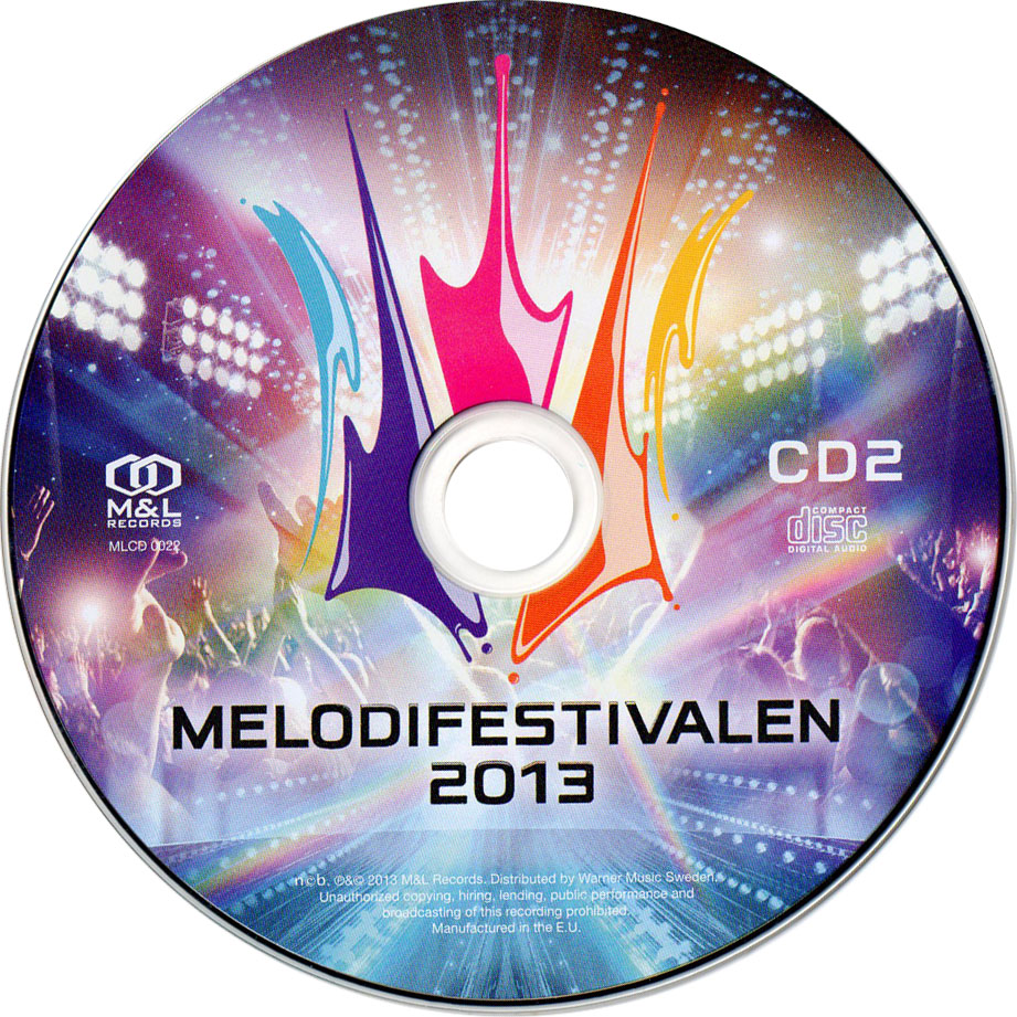 Cartula Cd2 de Melodifestivalen 2013