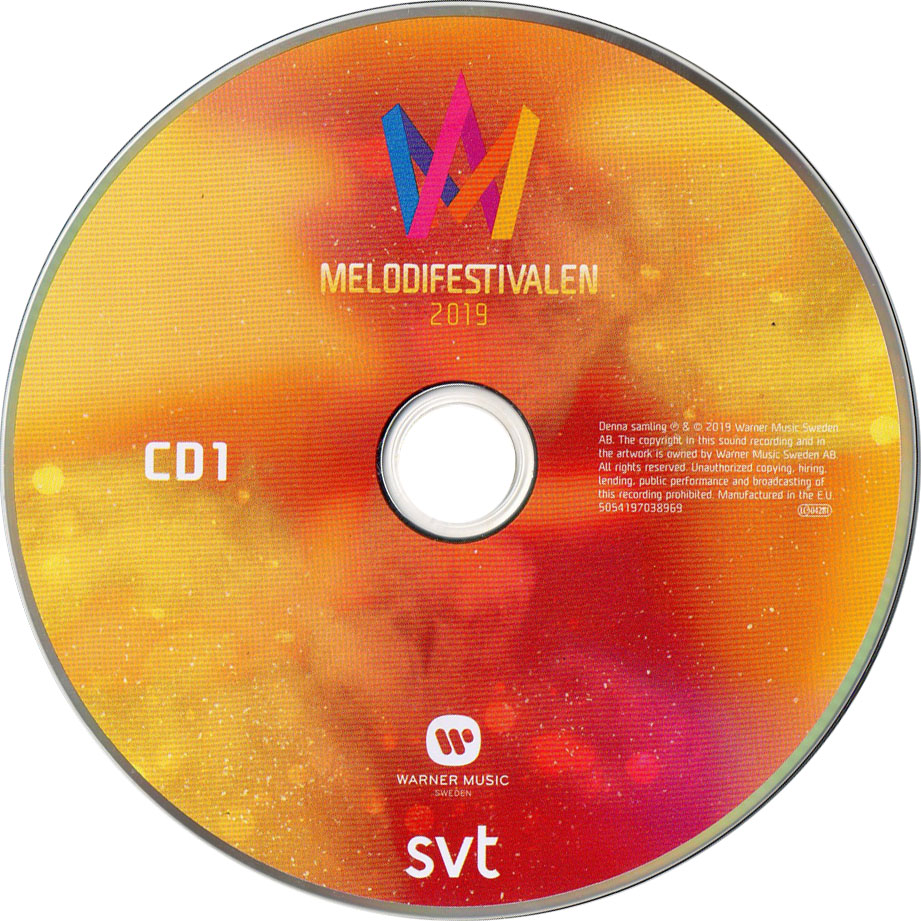 Cartula Cd1 de Melodifestivalen 2019