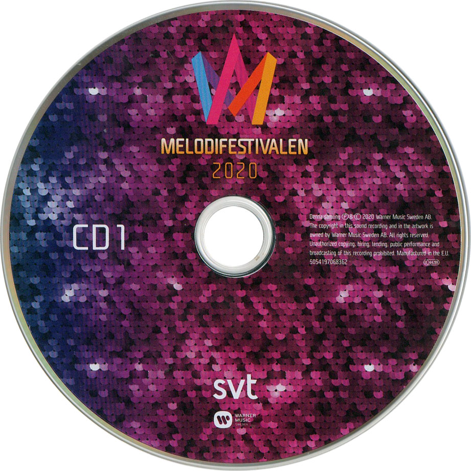 Cartula Cd1 de Melodifestivalen 2020