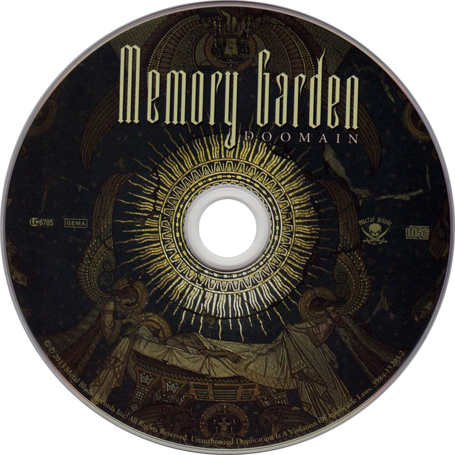 Cartula Cd1 de Memory Garden - Doomain (Limited Edition)