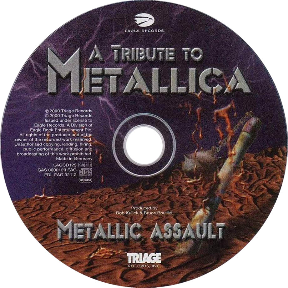 Cartula Cd de Metallic Assault (A Tribute To Metallica)