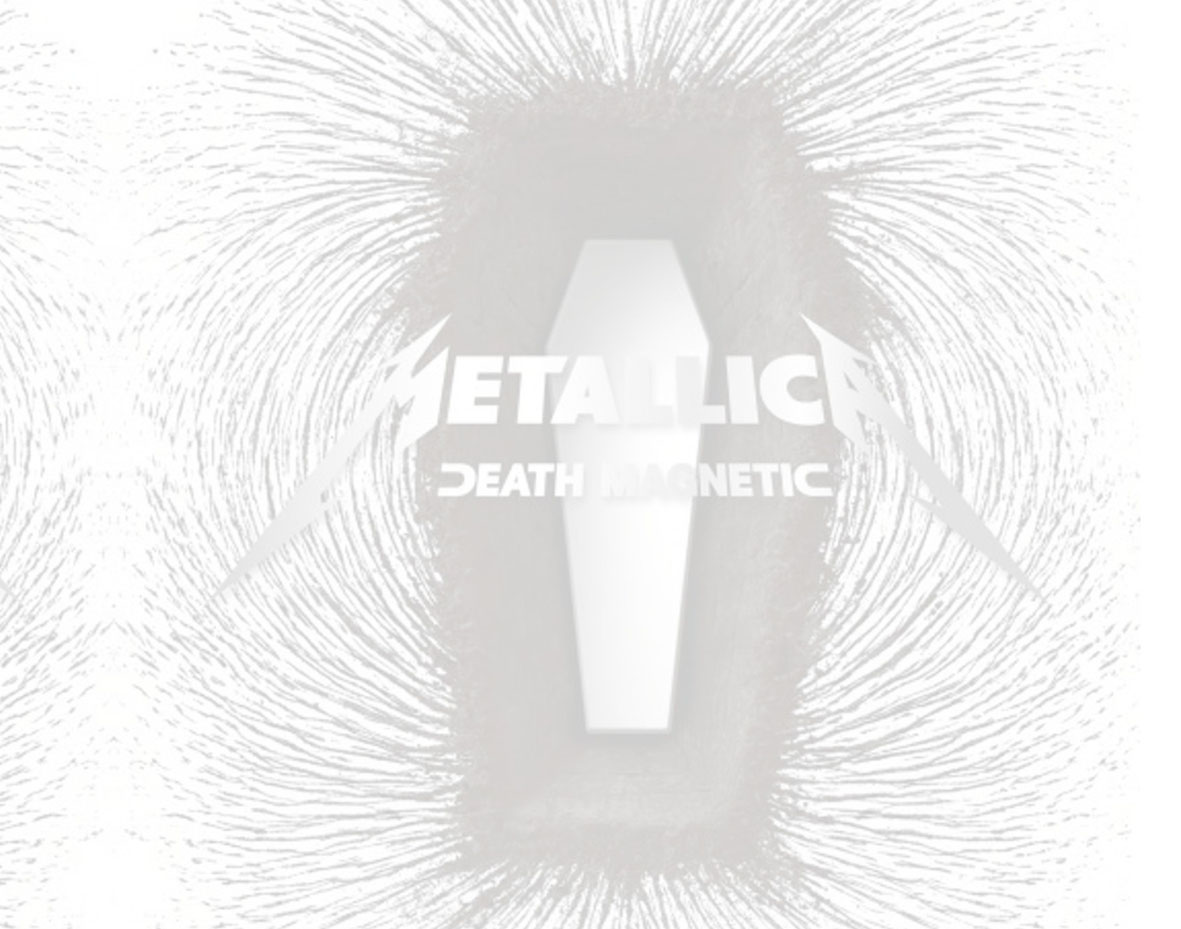 Cartula Interior Trasera de Metallica - Death Magnetic