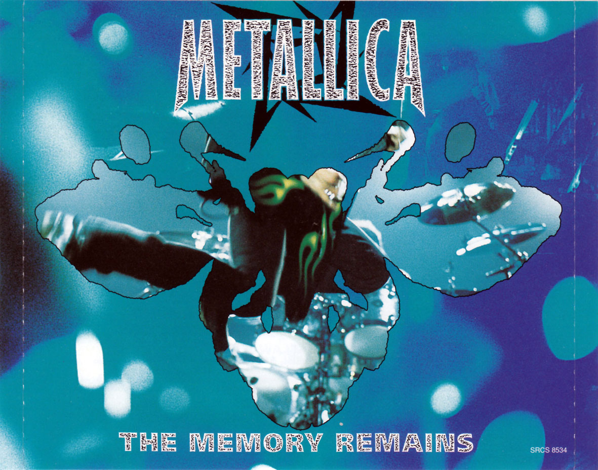 Cartula Interior Trasera de Metallica - The Memory Remains (Cd Single)