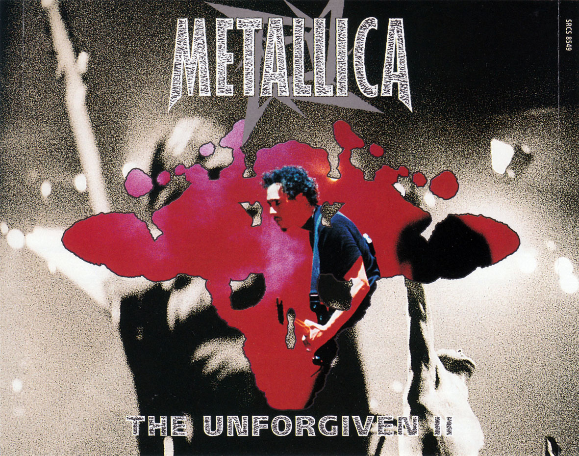 Cartula Interior Trasera de Metallica - The Unforgiven II (Cd Single)