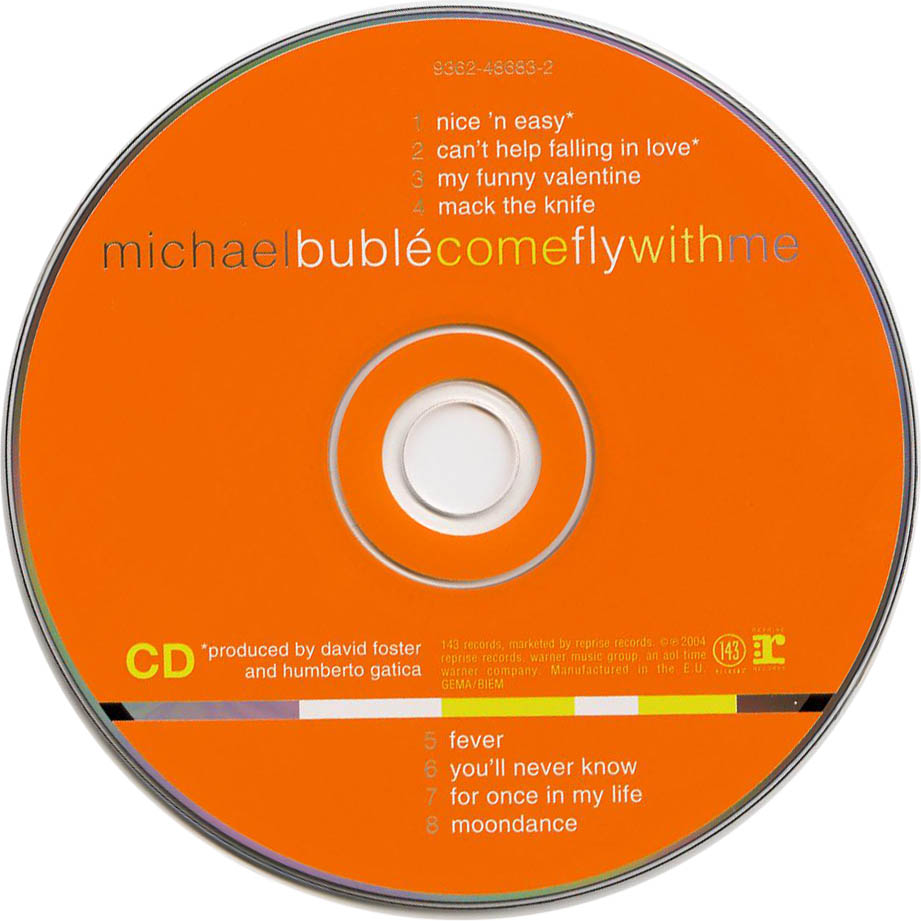 Cartula Cd de Michael Buble - Come Fly With Me