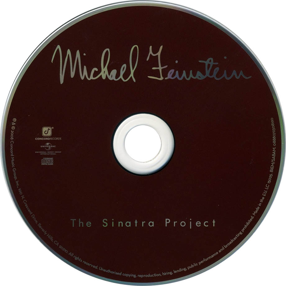 Cartula Cd de Michael Feinstein - The Sinatra Project