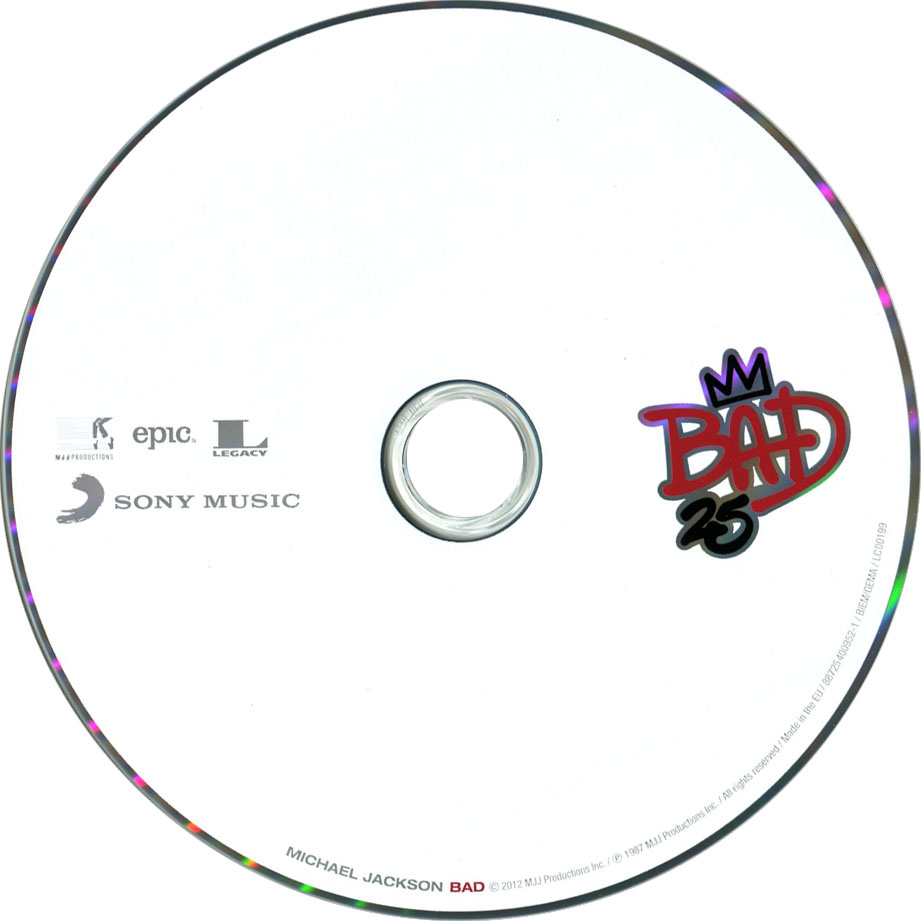 Cartula Cd1 de Michael Jackson - Bad 25 (Deluxe Edition)