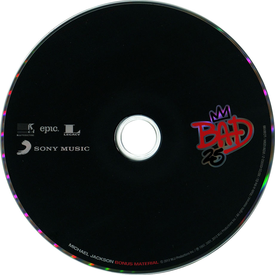 Cartula Cd2 de Michael Jackson - Bad 25 (Deluxe Edition)