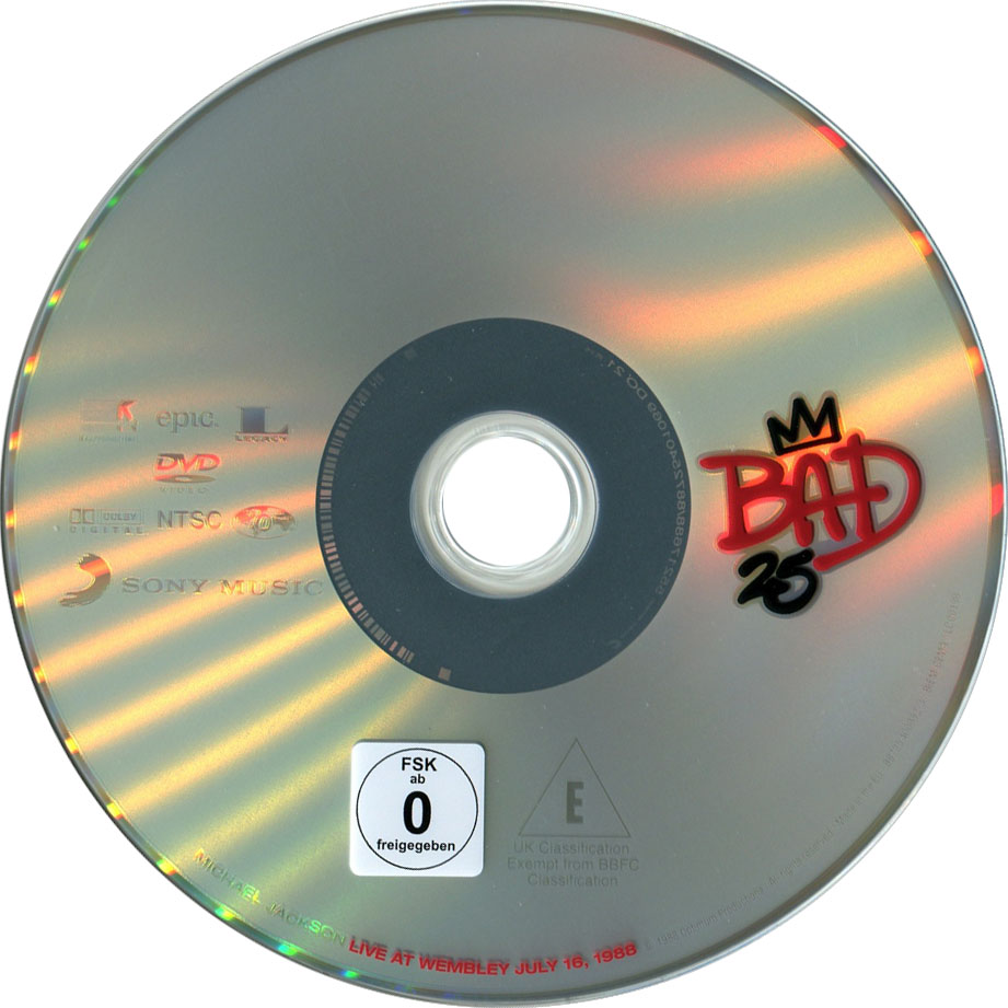 Cartula Dvd de Michael Jackson - Bad 25 (Deluxe Edition)