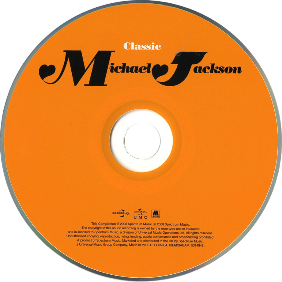 Cartula Cd de Michael Jackson - Classic
