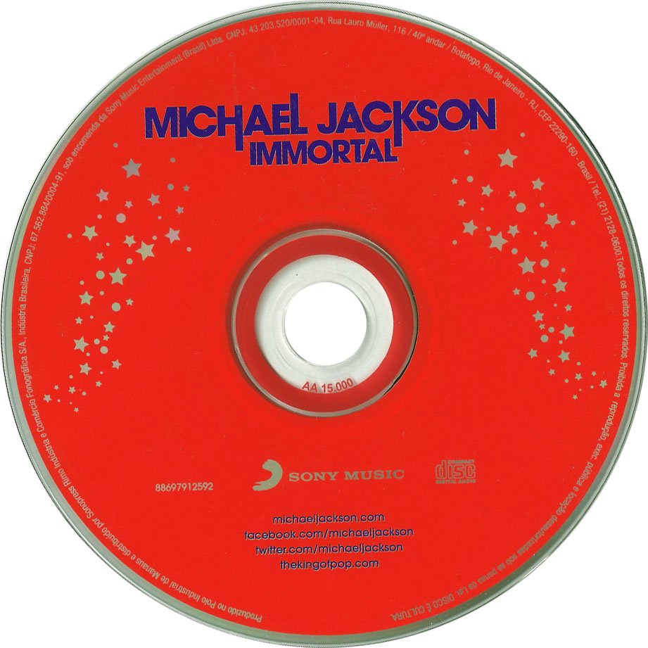 Cartula Cd de Michael Jackson - Immortal