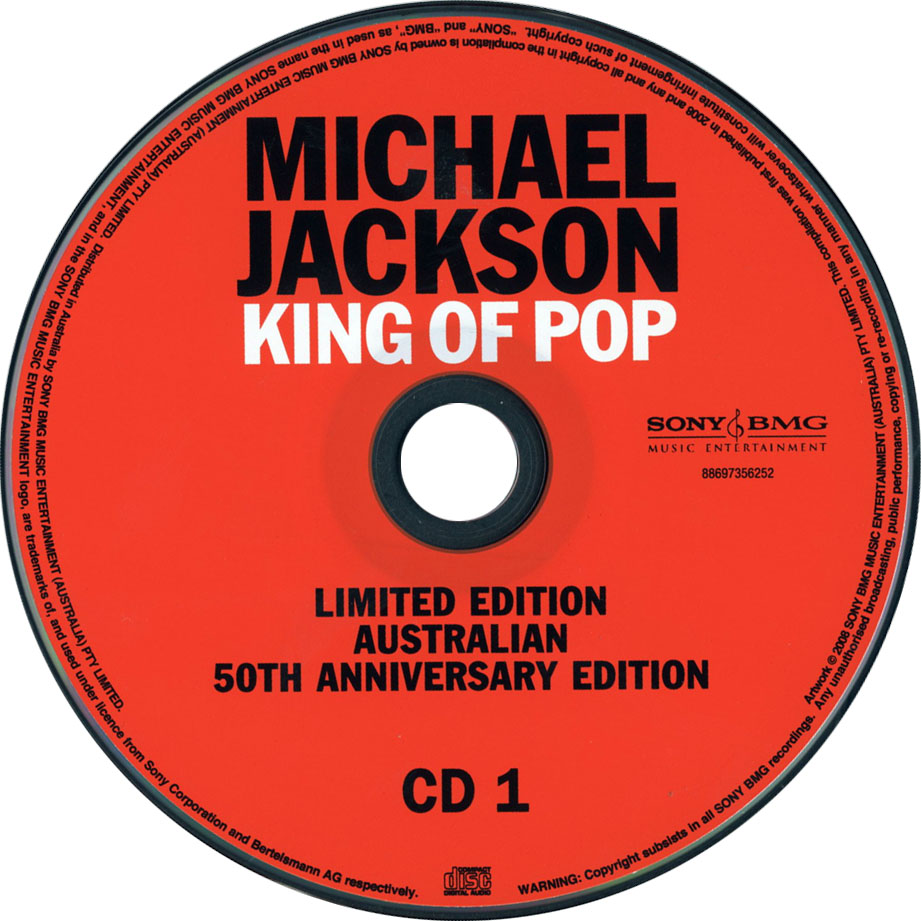 Cartula Cd1 de Michael Jackson - King Of Pop (Limited Edition Australian Edition)