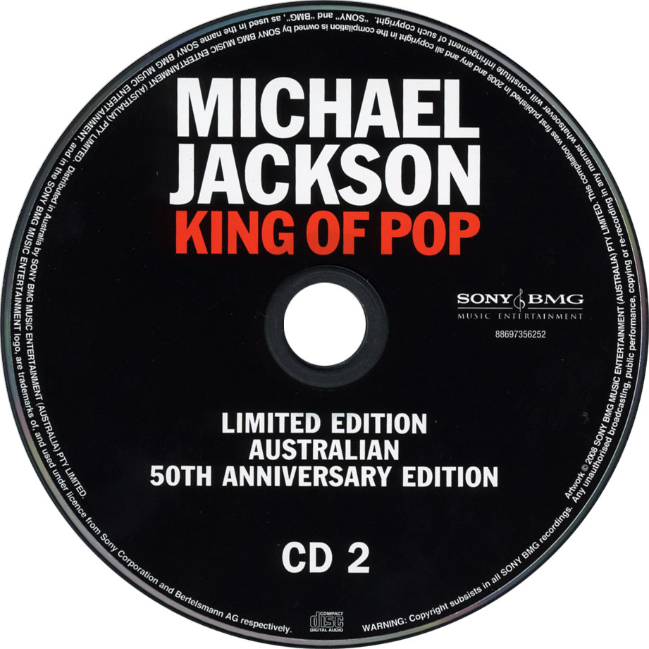 Cartula Cd2 de Michael Jackson - King Of Pop (Limited Edition Australian Edition)