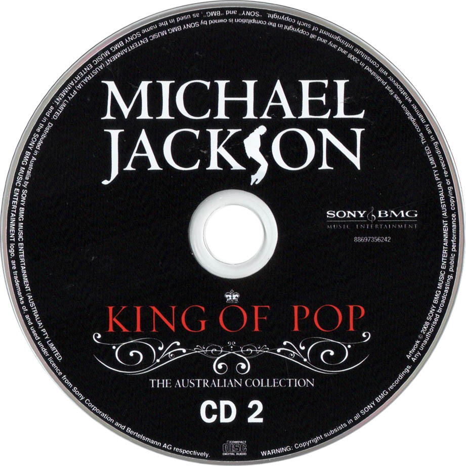 Cartula Cd2 de Michael Jackson - King Of Pop (The Australian Collection)