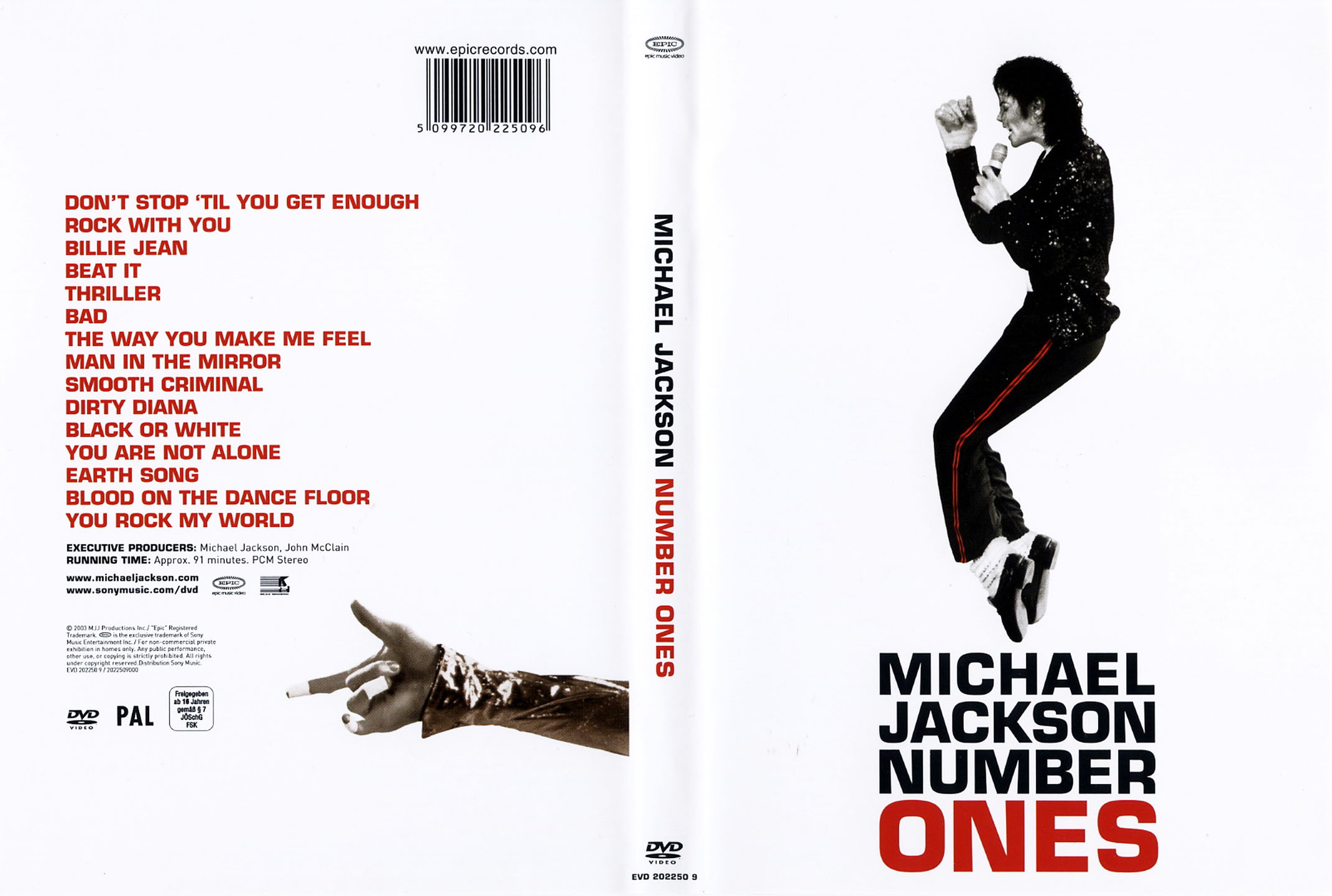Cartula Caratula de Michael Jackson - Number Ones (Dvd)