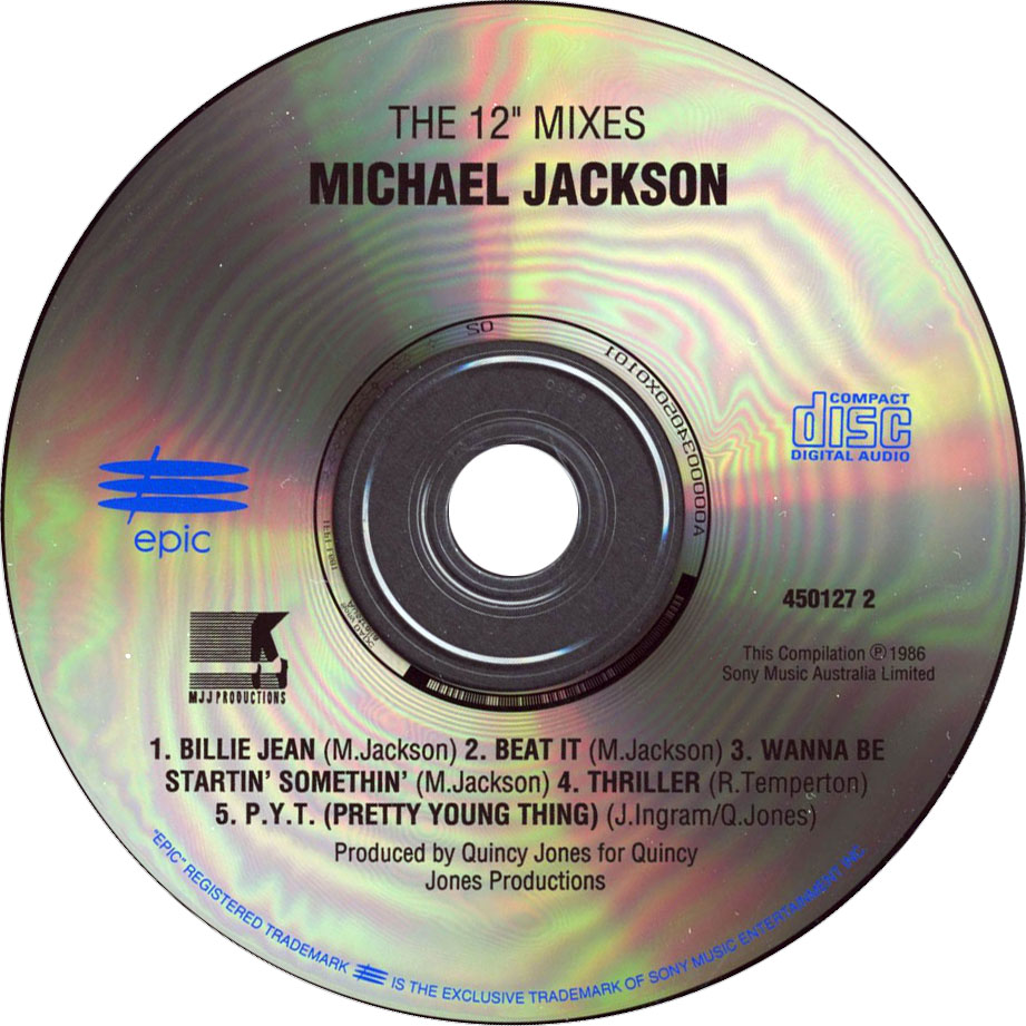 Cartula Cd de Michael Jackson - The 12'' Mixes