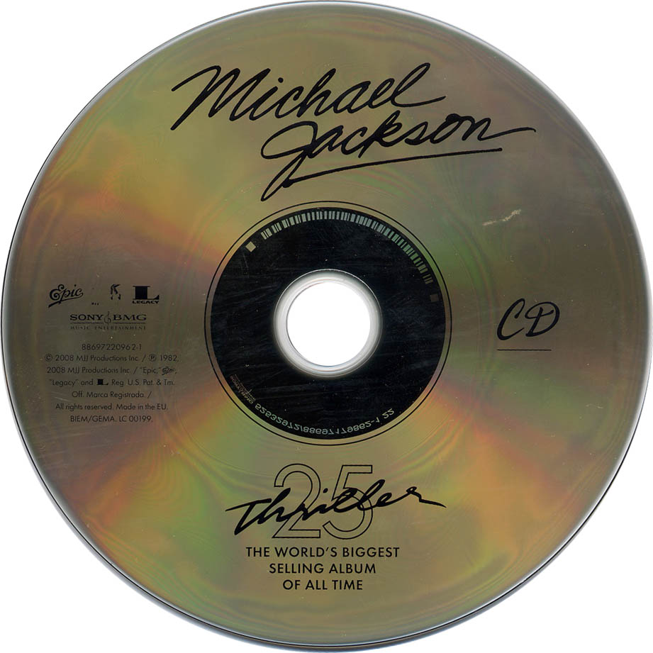 Cartula Cd de Michael Jackson - Thriller (25th Anniversary Edition)
