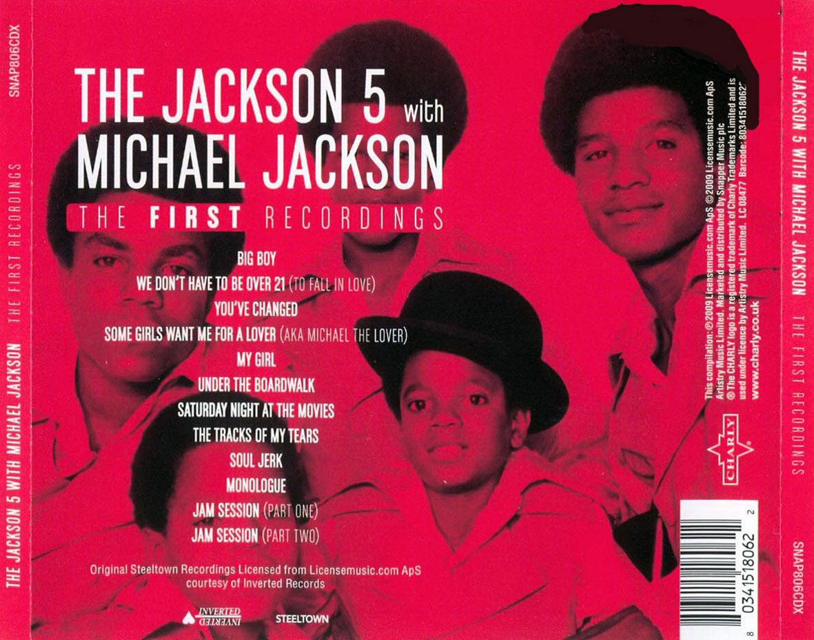 Carátula Trasera de Michael Jackson & Jackson 5 - The First Recordings