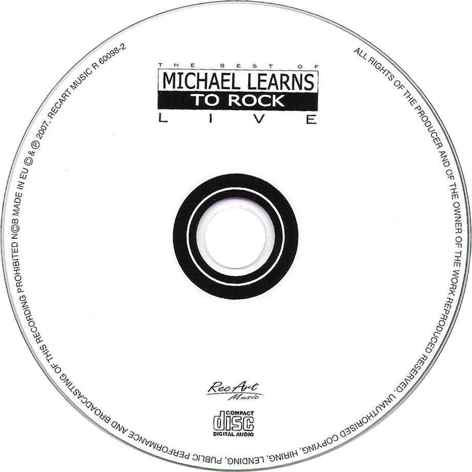Carátula Cd de Michael Learns To Rock - The Best Of Michael Learns To Rock Live