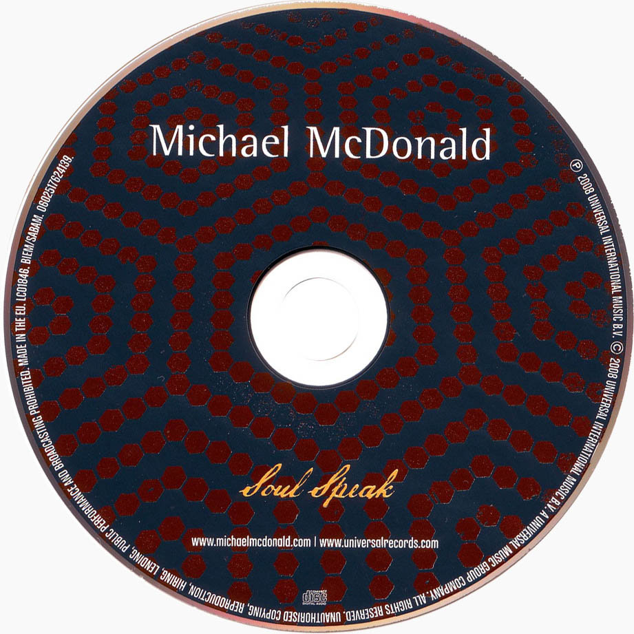 Cartula Cd de Michael Mcdonald - Soul Speak