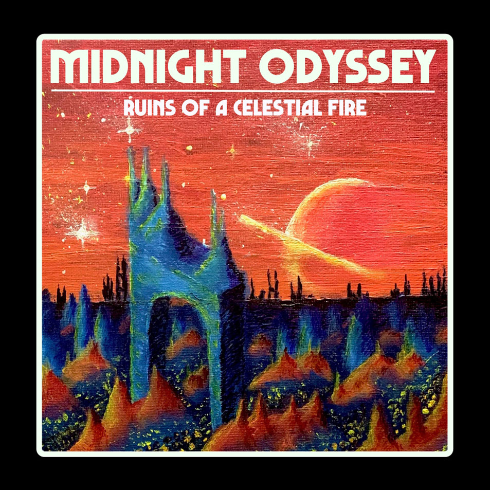 Cartula Frontal de Midnight Odyssey - Ruins Of A Celestial Fire