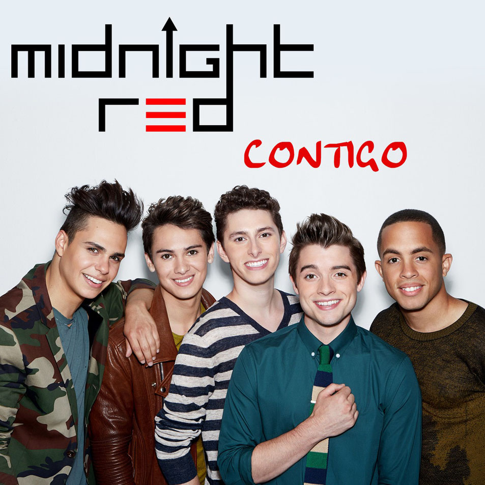 Cartula Frontal de Midnight Red - Contigo (Cd Single)