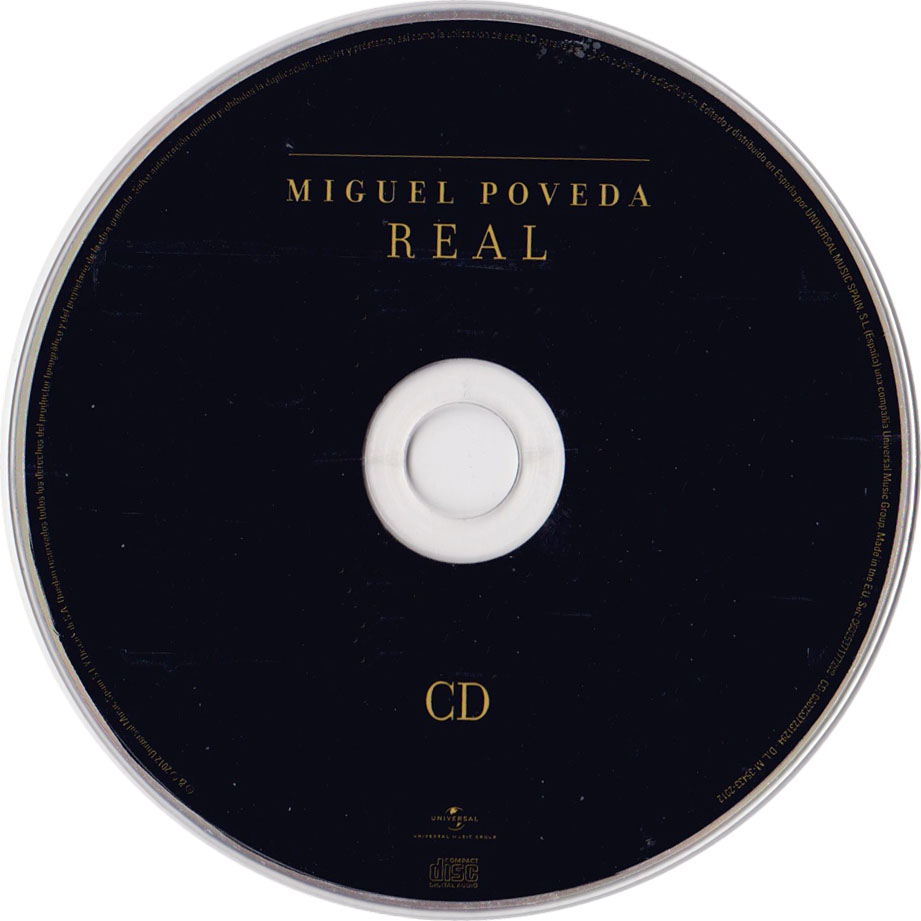 Cartula Cd1 de Miguel Poveda - Real
