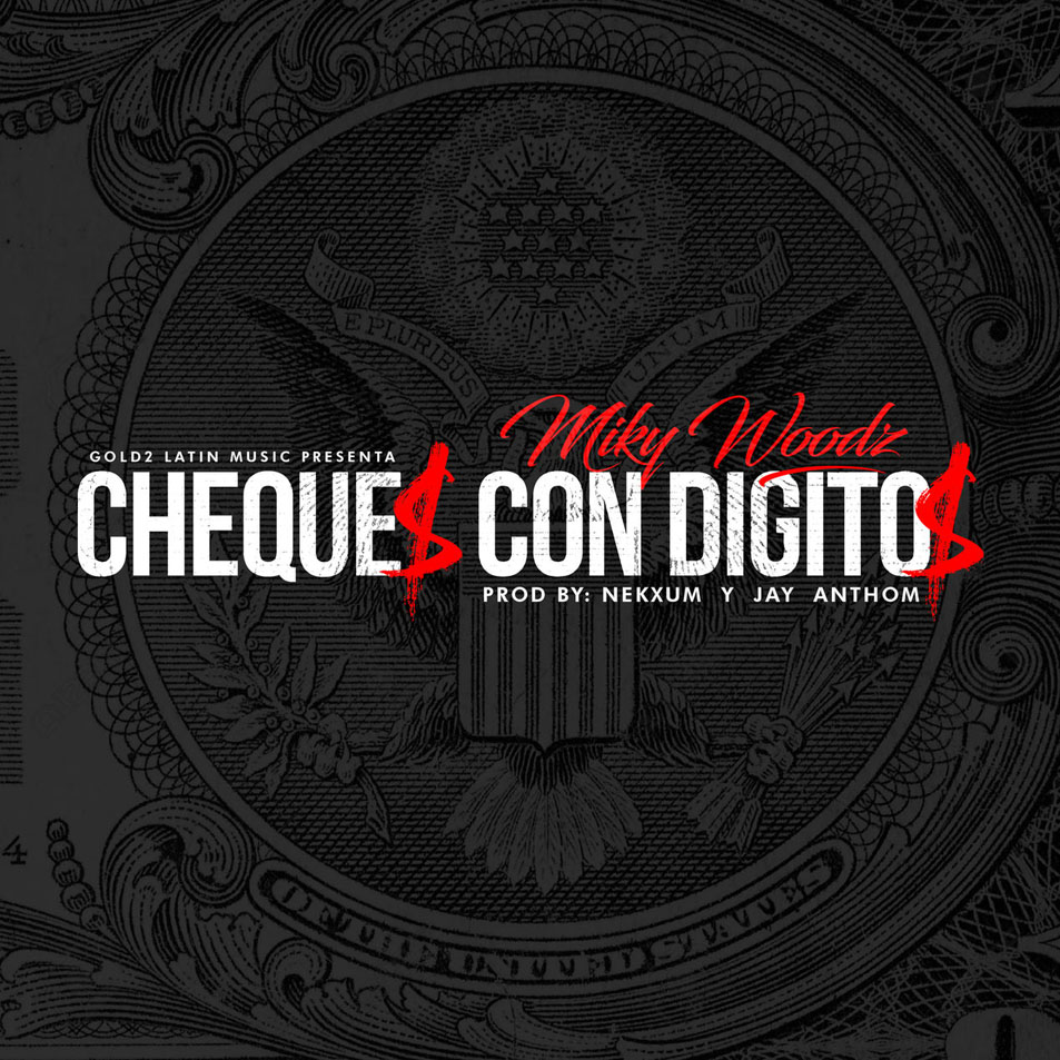 Cartula Frontal de Miky Woodz - Cheques Con Digitos (Cd Single)