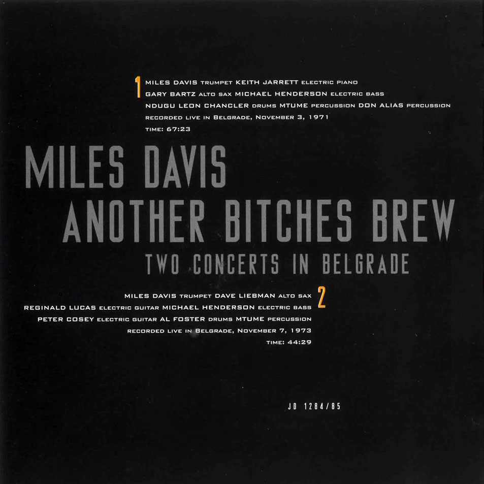 Cartula Interior Frontal de Miles Davis - Another Bitches Brew