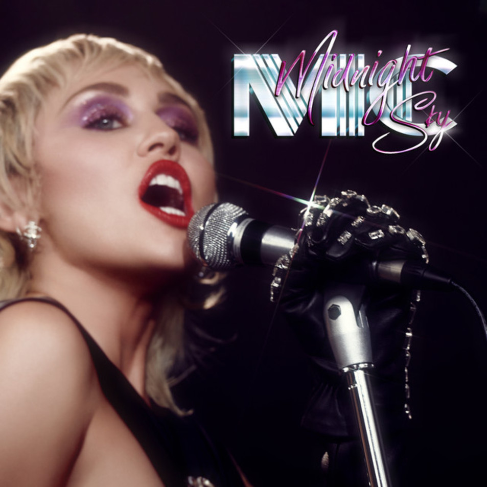 Cartula Frontal de Miley Cyrus - Midnight Sky (Cd Single)