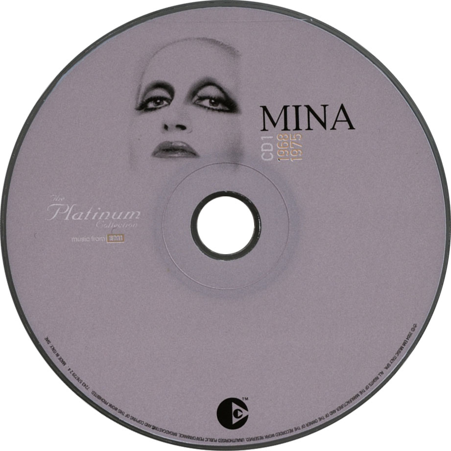 Cartula Cd1 de Mina - The Platinum Collection