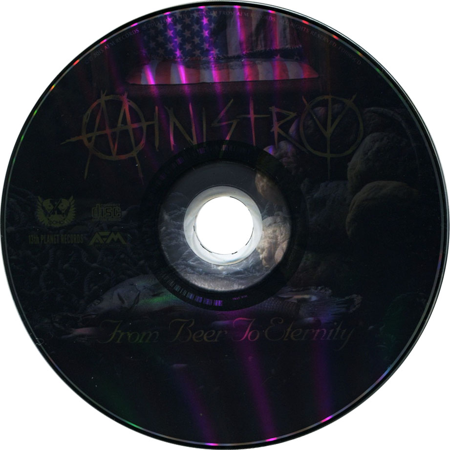 Cartula Cd de Ministry - From Beer To Eternity (Limited Edition)