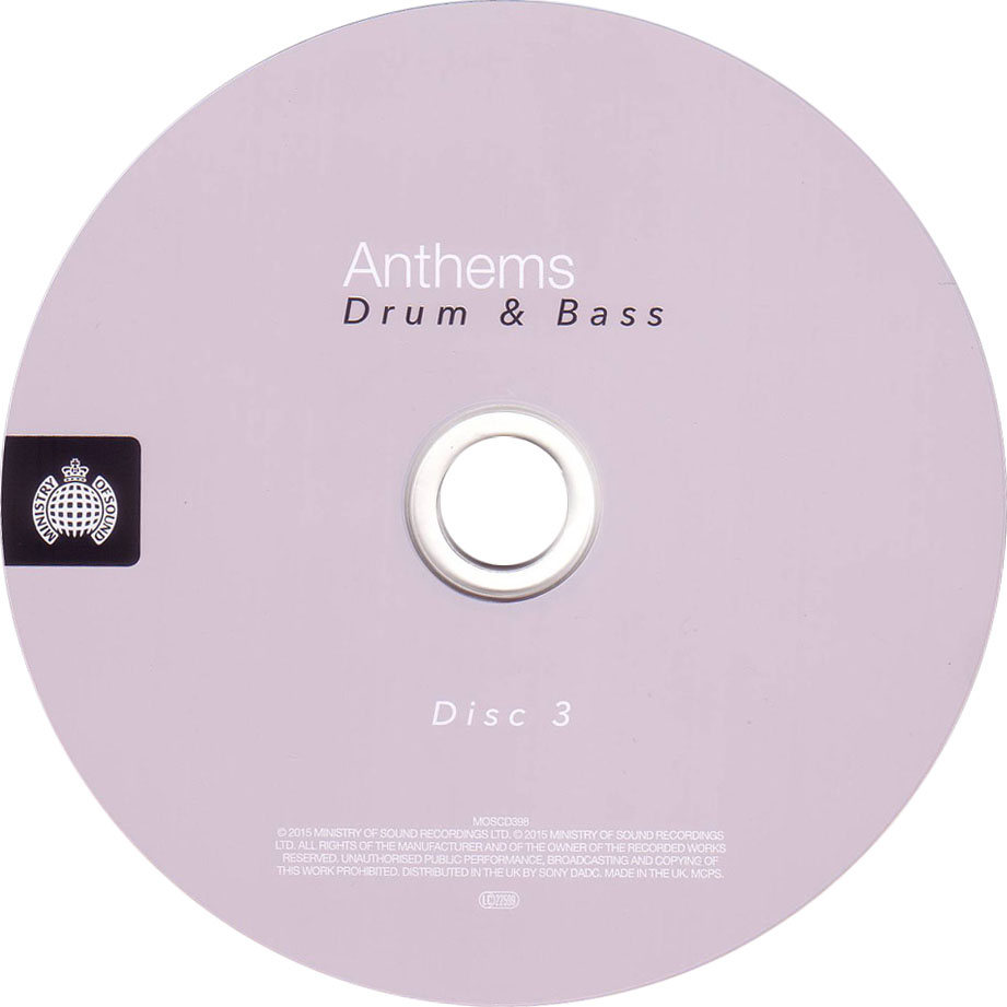 Cartula Cd1 de Ministry Of Sound: Anthems Drum & Bass