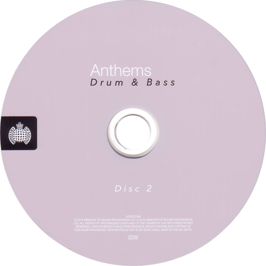 Cartula Cd2 de Ministry Of Sound: Anthems Drum & Bass