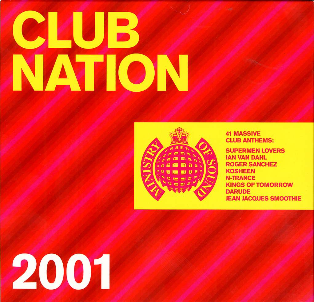 Cartula Frontal de Ministry Of Sound Club Nation 2001