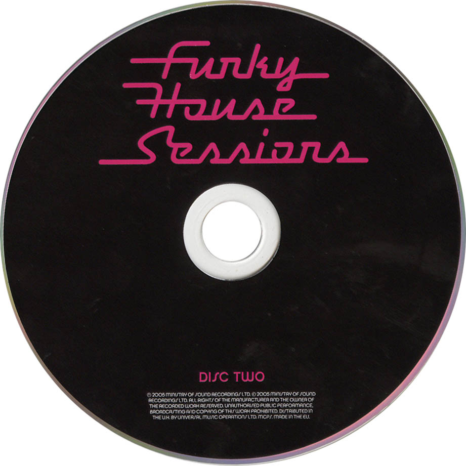 Cartula Cd2 de Ministry Of Sound Funky House Sessions