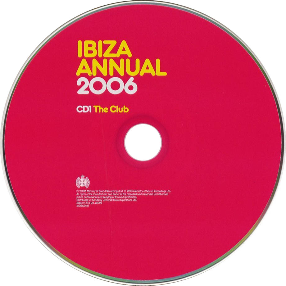 Cartula Cd1 de Ministry Of Sound Ibiza Annual 2006