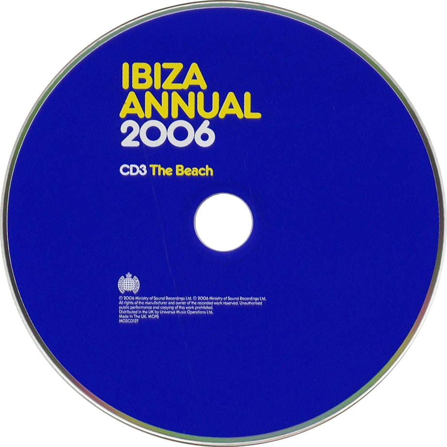 Cartula Cd3 de Ministry Of Sound Ibiza Annual 2006