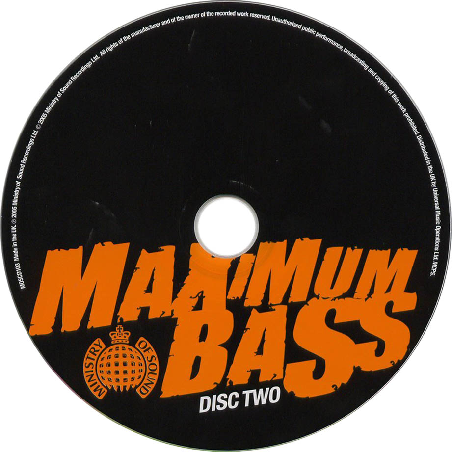 Cartula Cd2 de Ministry Of Sound Maximum Bass