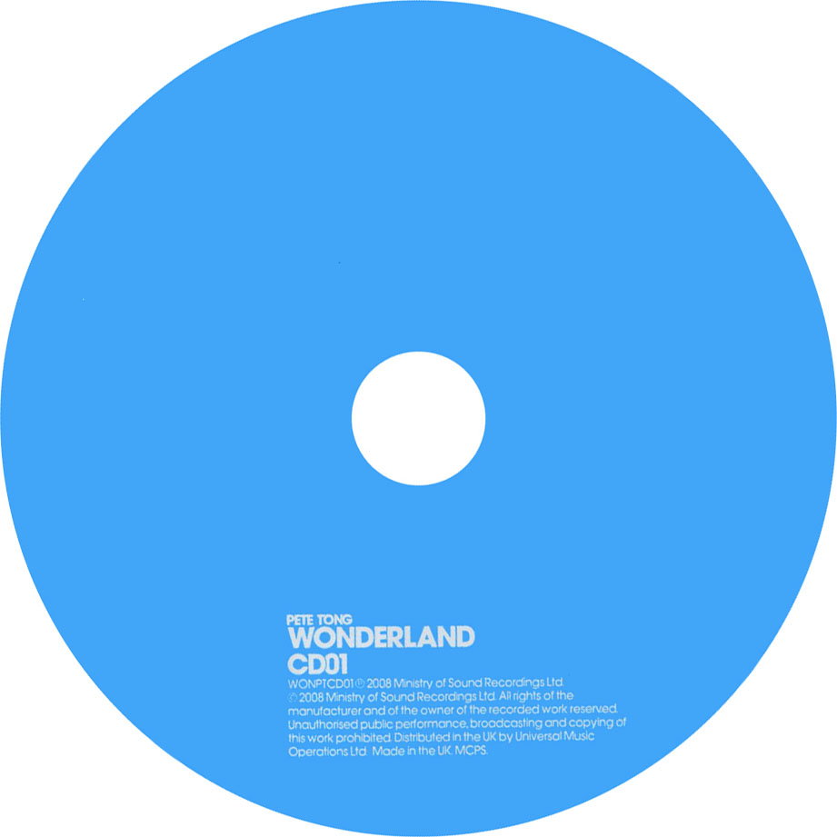 Cartula Cd1 de Ministry Of Sound Pete Tong Presents Wonderland