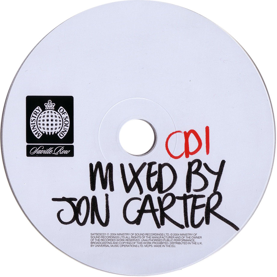 Cartula Cd1 de Ministry Of Sound Saturday Sessions