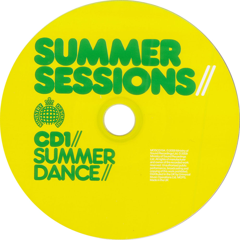 Cartula Cd1 de Ministry Of Sound Summer Sessions