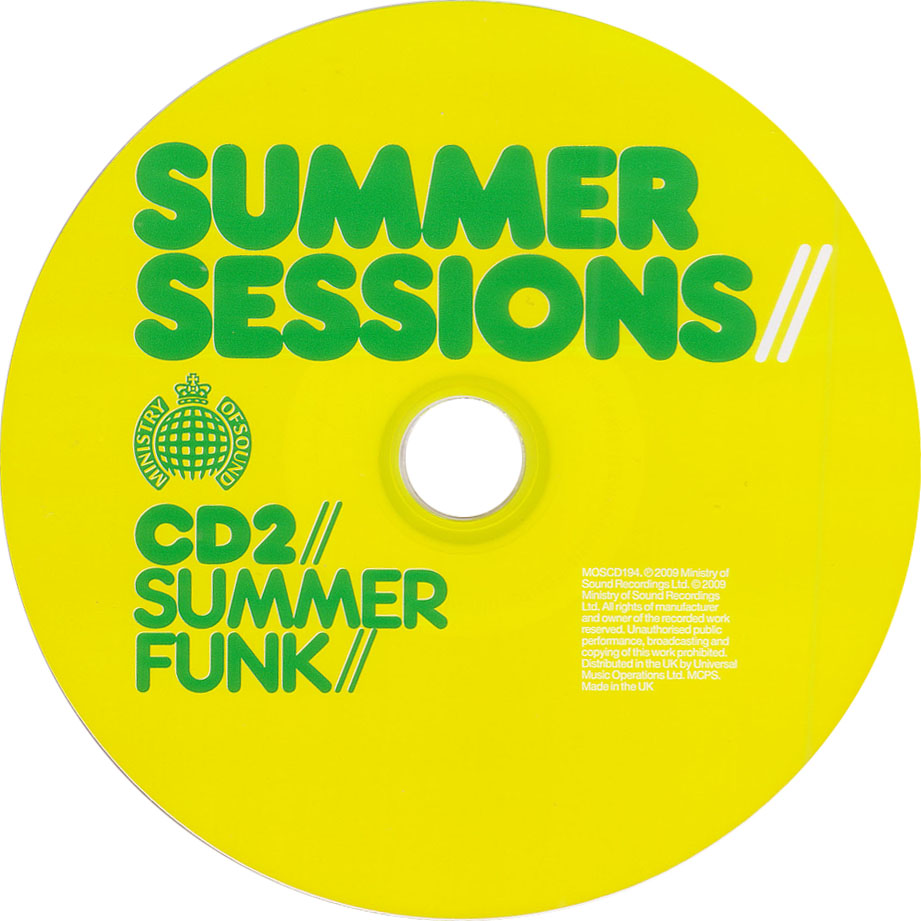 Cartula Cd2 de Ministry Of Sound Summer Sessions