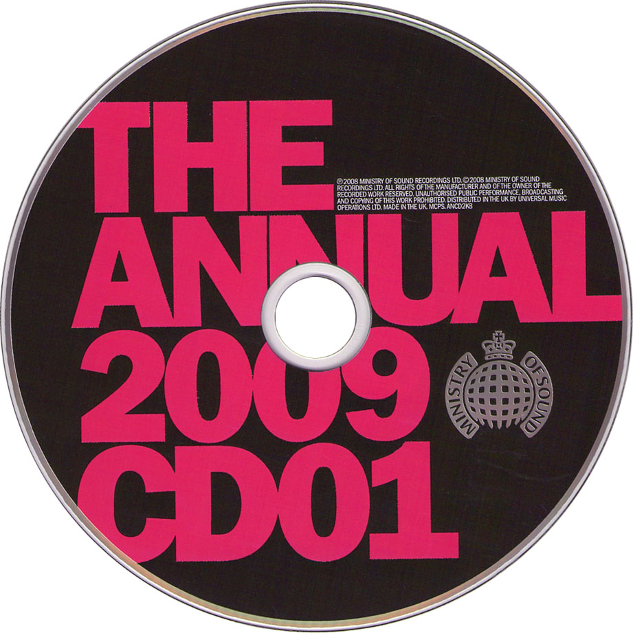 Cartula Cd1 de Ministry Of Sound The Annual 2009