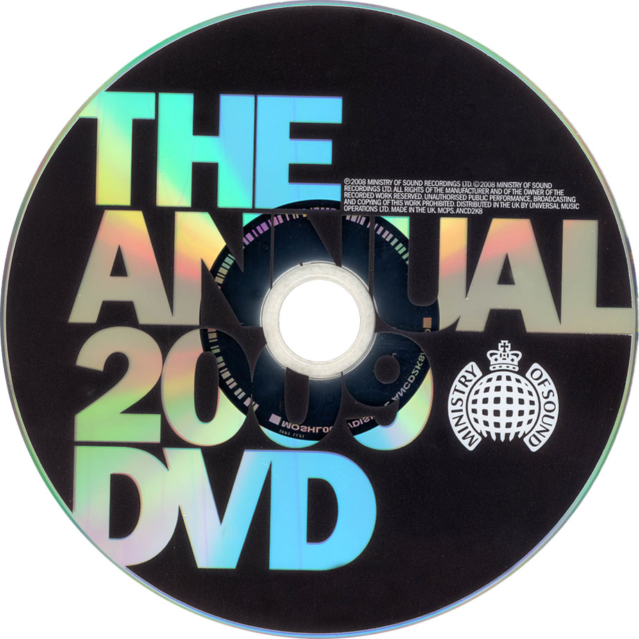 Cartula Dvd de Ministry Of Sound The Annual 2009