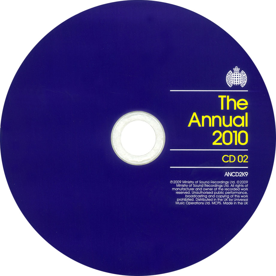 Cartula Cd de Ministry Of Sound The Annual 2010 Cd2