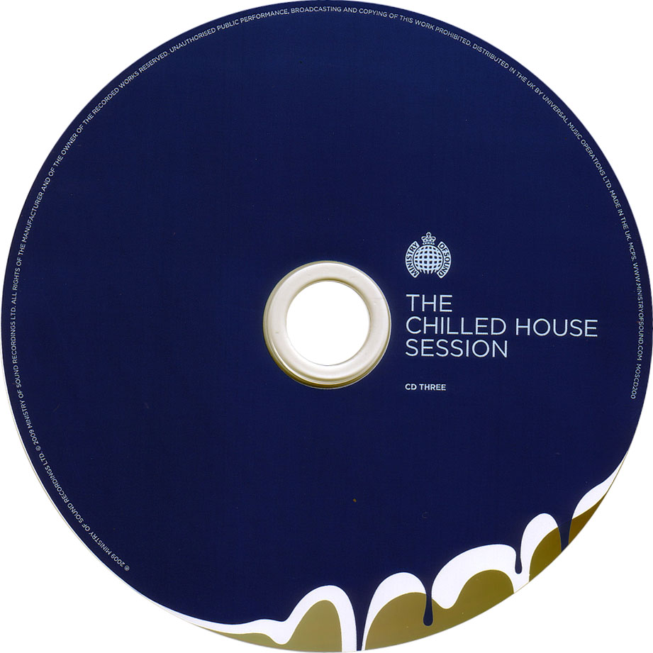 Cartula Cd3 de Ministry Of Sound: The Chilled House Session